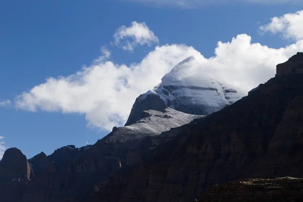 Posvátná hora Kailás Himaláje oblast Tibetu — Stock fotografie