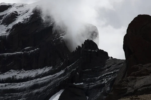 仁波喜马拉雅山脉范围西藏 Kailas yatra — 图库照片