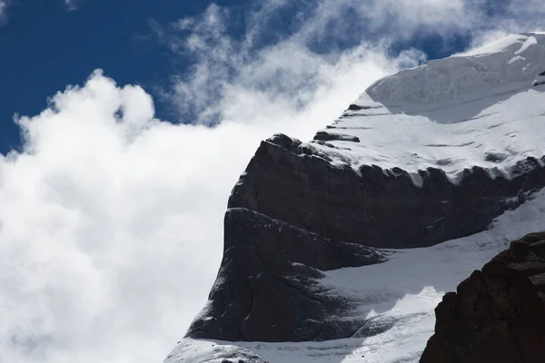 Posvátná hora Kailás Himaláje v rozsahu Tibetu Kailás yatra — Stock fotografie