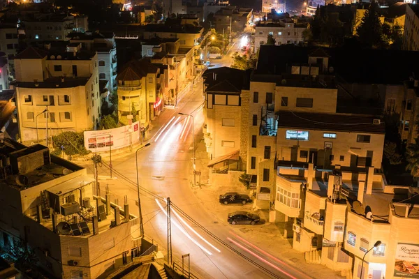 Вифлеем ночью Древние исторические места Израиля — стоковое фото