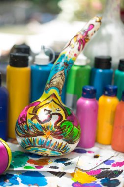 Kabak Türk lambalar Antalya, Türkiye - 25 Haziran 2017