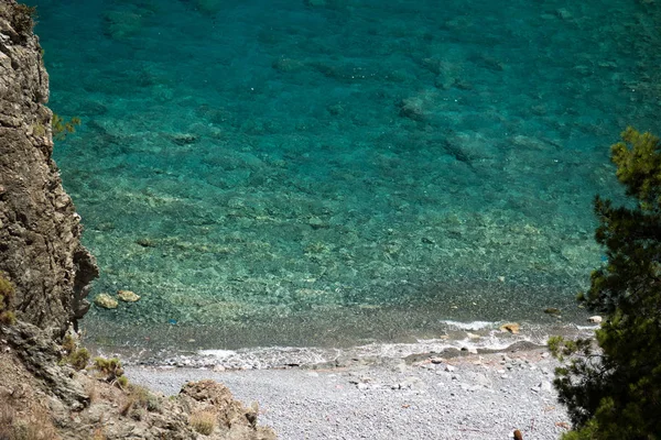 Lebendige blaue Meer Laguna Hintergrund Türkei — Stockfoto