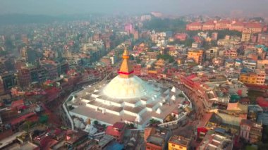 Stupa Bodhnath Katmandu, Nepal - 26 Ekim 2017