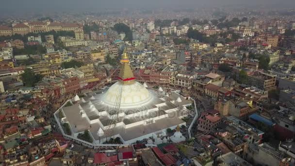 Stupa Bodhnath Katmandú, Nepal - 26 de octubre de 2017 — Vídeos de Stock