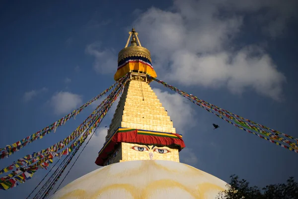 Bouddhanath stupa in nepal — Stockfoto
