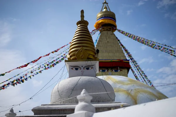 Bodhnath Stupa no Nepal — Fotografia de Stock