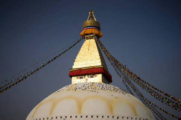 Bodhnath Stupa w Nepalu — Zdjęcie stockowe