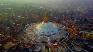 Stupa Bodhnath Katmandu, Nepal - 26 Ekim 2017
