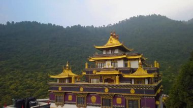 Budist manastır, Katmandu Vadisi'nde, Nepal - 16 Ekim 2017
