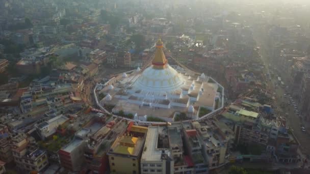 Stupa Bodhnath Katmandú, Nepal - 26 de octubre de 2017 — Vídeo de stock