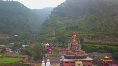 Guru Padmasambhava Heykeli Tapınağı, Katmandu Vadisi, Nepal - 16 Ekim 2017