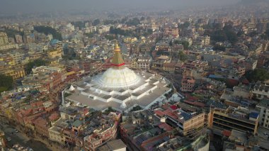 Stupa Bodhnath Katmandu, Nepal - 26 Ekim 2017