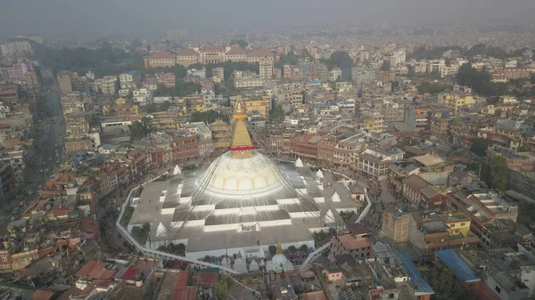 Stupa Bodhnath Kathmandu, Nepal - 26 oktober 2017 — Stockfoto