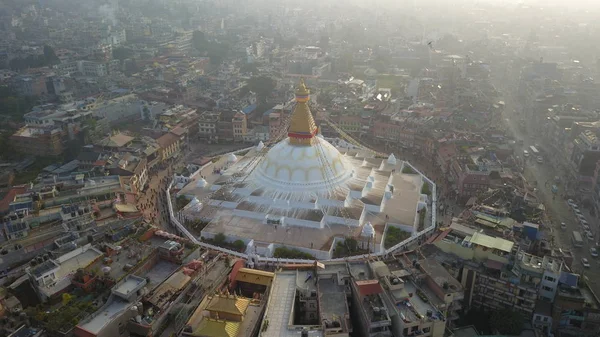 Stupa Bodhnath Kathmandu, Nepal - 26 oktober 2017 — Stockfoto