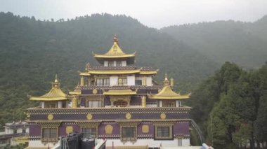 Budist manastır, Katmandu Vadisi'nde, Nepal - 16 Ekim 2017