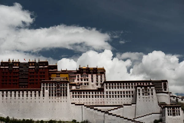 Potala Palace Time Lapse. Dalai lama place. Lhasa, Tibet — Stock Photo, Image