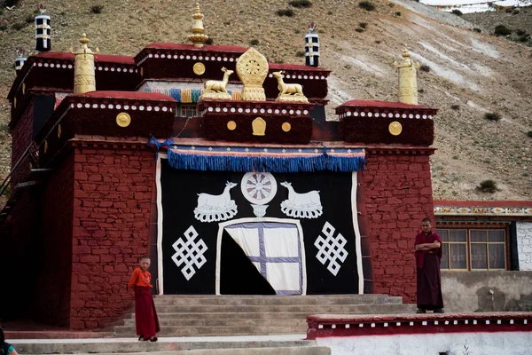 Tirthapuri klášter Himálaj hora Tibet — Stock fotografie