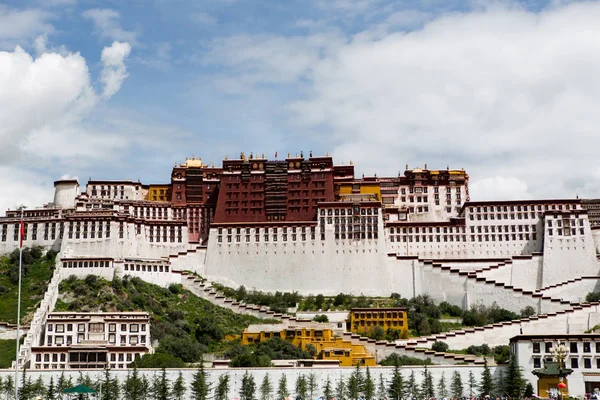 Potala Sarayı zaman atlamalı. Dalai lama yer. Lhasa, Tibet