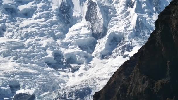 Pico Annapurna en la cordillera del Himalaya, región de Annapurna, Nepal — Vídeos de Stock