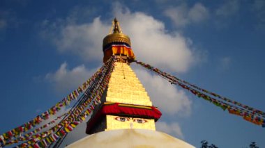 Stupa Bodhnath Katmandu, Nepal - 26 Ekim 2017