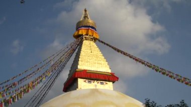 Stupa Bodhnath Katmandu, Nepal - 26 Ekim 2017