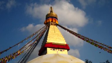 Stupa Bodhnath Katmandu, Nepal - 26 Ekim 2017