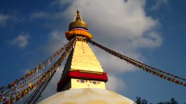 Stupa Bodhnath Katmandu, Nepal - 26 Ekim 2017