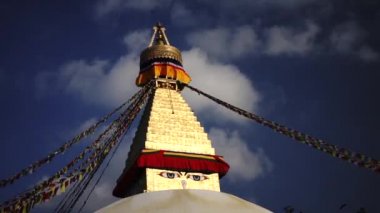 Stupa Bodhnath Katmandu, Nepal - 26 Ekim 2017