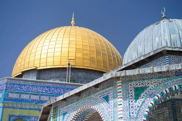 Cúpula do Templo da Rocha Monte Jerusalém, ISRAEL - 20 DE MARÇO — Fotografia de Stock