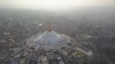 Stupa Bodhnath Katmandu, Nepal - 26 Ekim 2017