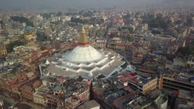 Stupa Bodhnath Katmandu, Nepal - 26 Ekim 2017