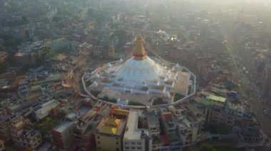 Stupa Bodhnath Katmandu, Nepal - 26 Ekim 2017