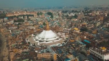 Stupa Bodhnath Katmandu, Nepal 4k video