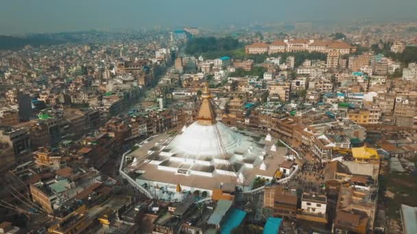 Stupa Bodhnath Kathmandu, Nepal 4k video — Stockvideo