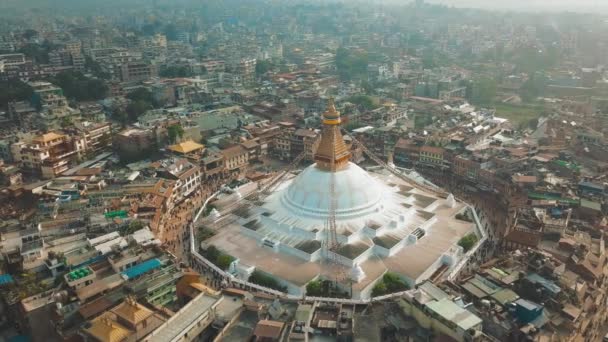 Stupa Bodhnath Kathmandu, Nepal 4k video — Stockvideo