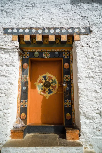 Het Dzong klooster in Bhutan Himalaya berg — Stockfoto