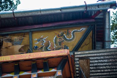 Tiger Nest Bhutan Monastery having beautiful background clipart
