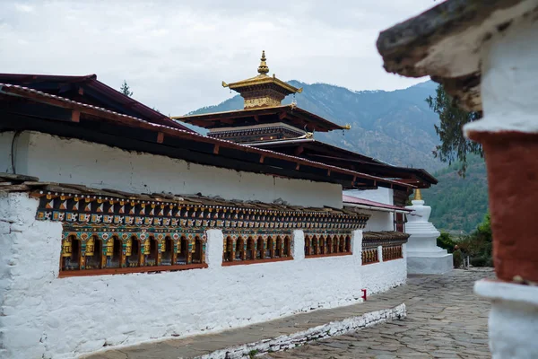 Klasztor Tiger Nest Bhutan o pięknym tle — Zdjęcie stockowe
