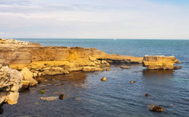 Jurassic coast dorset İngiltere'de Portland Bay