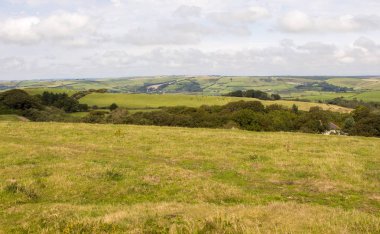 Dorset sahil İngiltere Ballard aşağı bakıldı