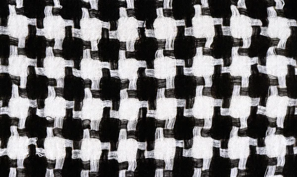 Achtergrond met houndstooth patroon van de stof — Stockfoto
