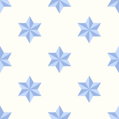 Davut'un yıldızı geleneksel Yahudi sembolü ile Seamless Modeli 