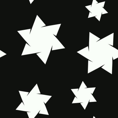 Davut'un yıldızı geleneksel Yahudi sembolü ile Seamless Modeli 