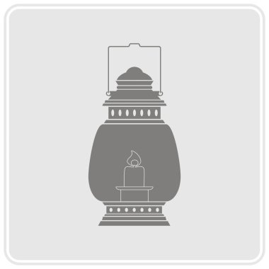 tek renkli simge ile fener 