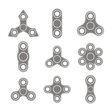 Topluca spinners ile Icons set 