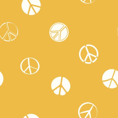 Barış sembolleri ile Seamless Modeli