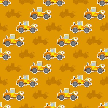 Çiftlik traktörü ile Seamless Modeli 