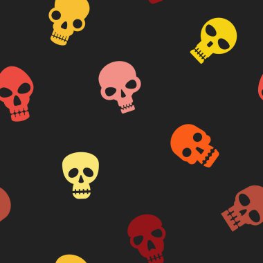 Kafatasları ile kusursuz desen  