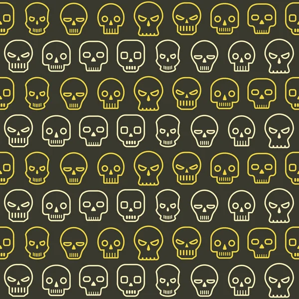 Kafatasları ile kusursuz desen 