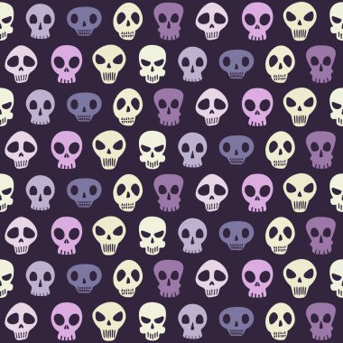 Kafatasları ile kusursuz desen 